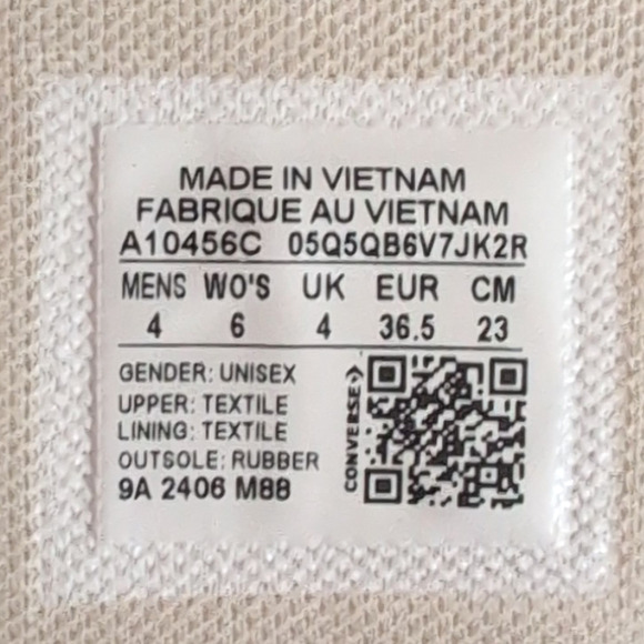 Converse CTAS XXHI Womens 6 White Pink Black Canvas Knee High Sneaker Boot NEW - Picture 6 of 10